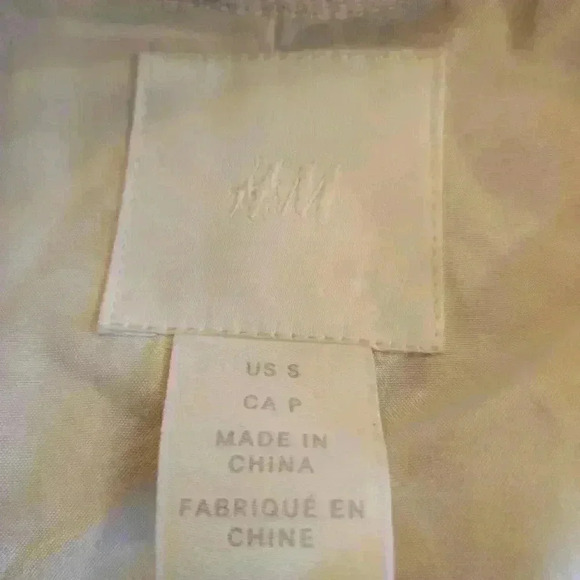 H&M Women's Plaid Double Breasted Blazer Small - Picture 9 of 11